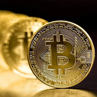 Creative Souvenir Gold Plated Bitcoin Coin Collectible Great Gift Bit Coin Art Collection Gold