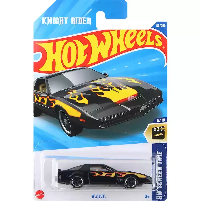 2025D Original Hot Wheels Auto KITT Knight Rider 1/64 Diecast Fahrzeuge Legierung Modell Hw Bildschirm Zeit Spielzeug für Jungen Sammlung Geschenk Image
