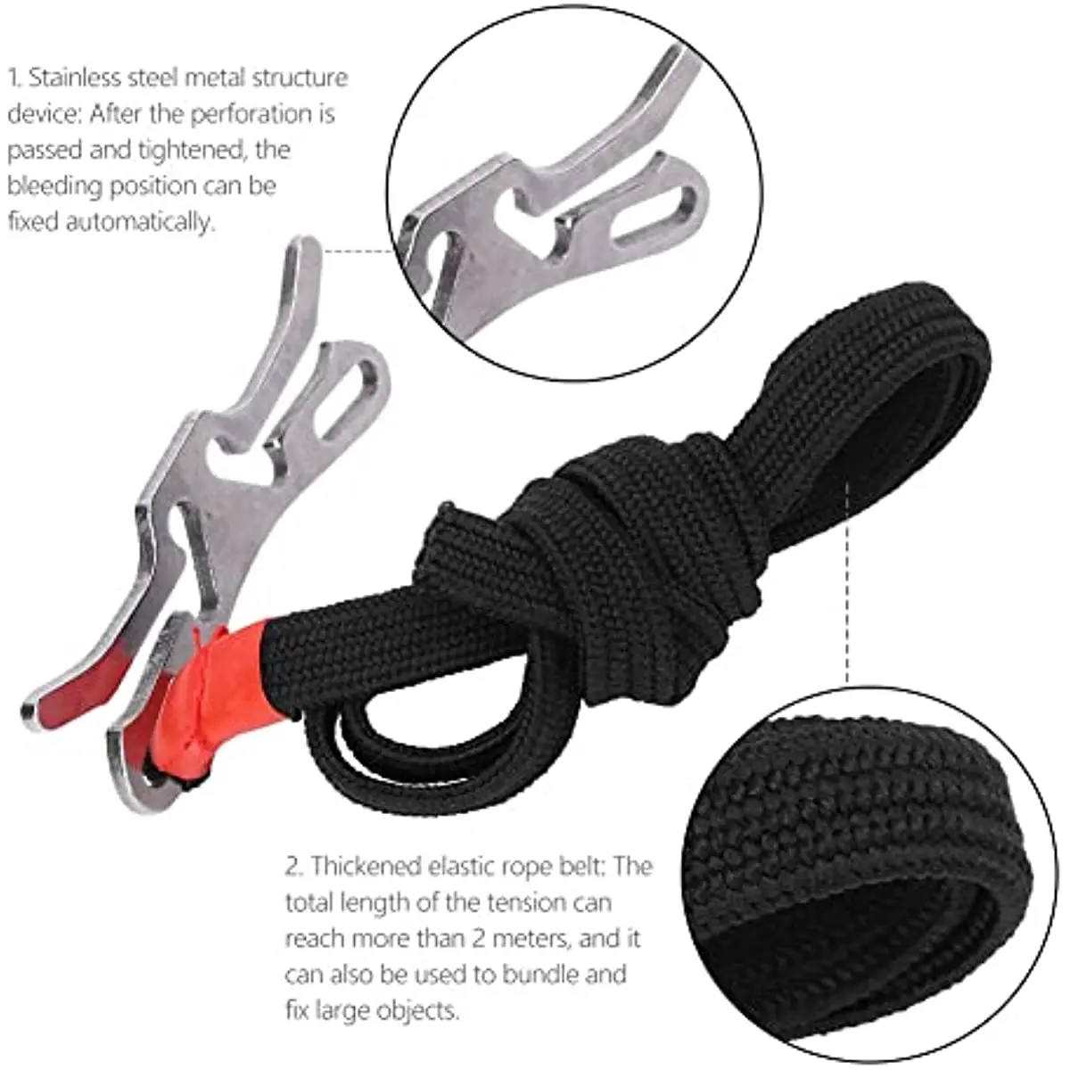 1Pcs Bunte Medizinische Rettungssanitäter Tourniquet Quick Release Schnalle Outdoor Sport Notfall Für Erste Hilfe Medizinische Krankenschwester Allgemeine Verwendung Image