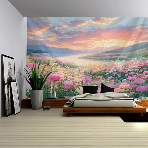 eine Frühlingspflanze oder Blume Wandteppich Wandkunst großer Wandteppich Wandbild Dekor Fotografie Hintergrund Decke Vorhang Haus Schlafzimmer Wohnzimmer Dekoration Image