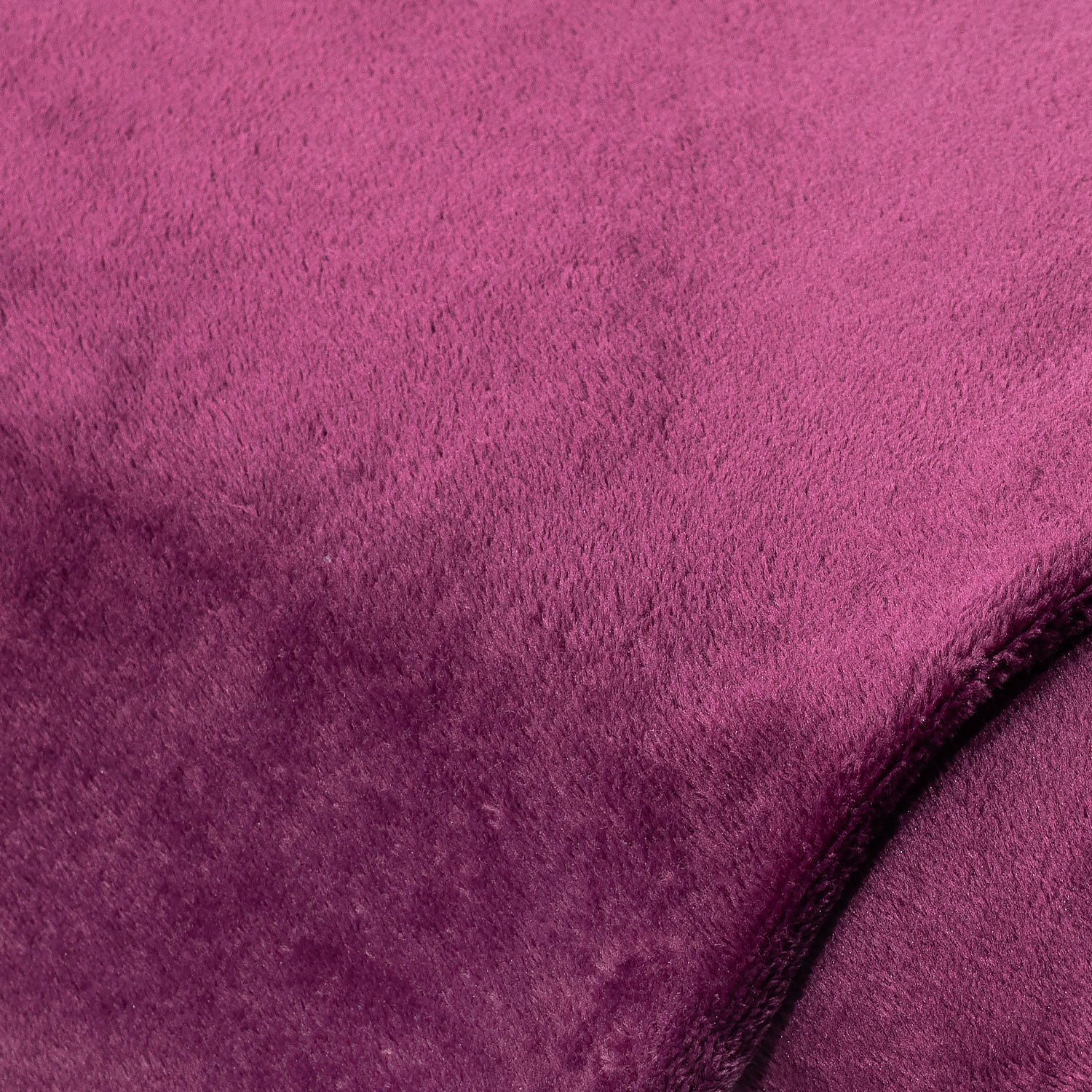 Tissu polaire douillet "Arctique", cassis