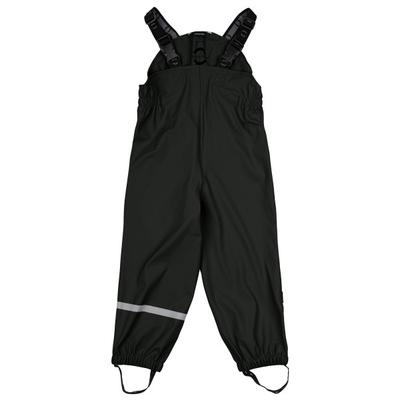 Mikk-Line - Kid's PU Rain Pant w. Suspension 104 Recycled - Regenset Gr 86 schwarz