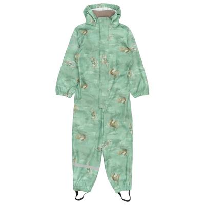 Mikk-Line - Kid's PU Rain Suit AOP Recycled - Overall Gr 74 grün/türkis