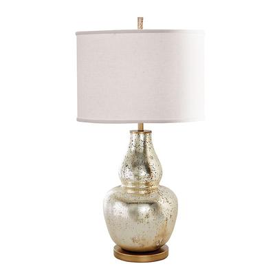 Loretta Table Lamp with Shade - Couture Drum White - Ballard Designs