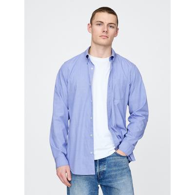 Gap Blue Long Sleeve Poplin Classic Shirt