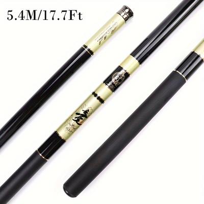 TEMU Portable Telescopic Carbon Fishing Rod For Stream Fishing, Upgraded Version, And Super Hard Carbon Fiber Fishing Rod, 3.6m-7.2m