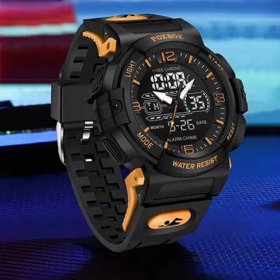 LIGE Neue Uhren Für Männer 50M Wasserdichte Uhr Alarm reloj hombre LCD Dual Display Armbanduhr Quarz Militär Sport Herren uhren