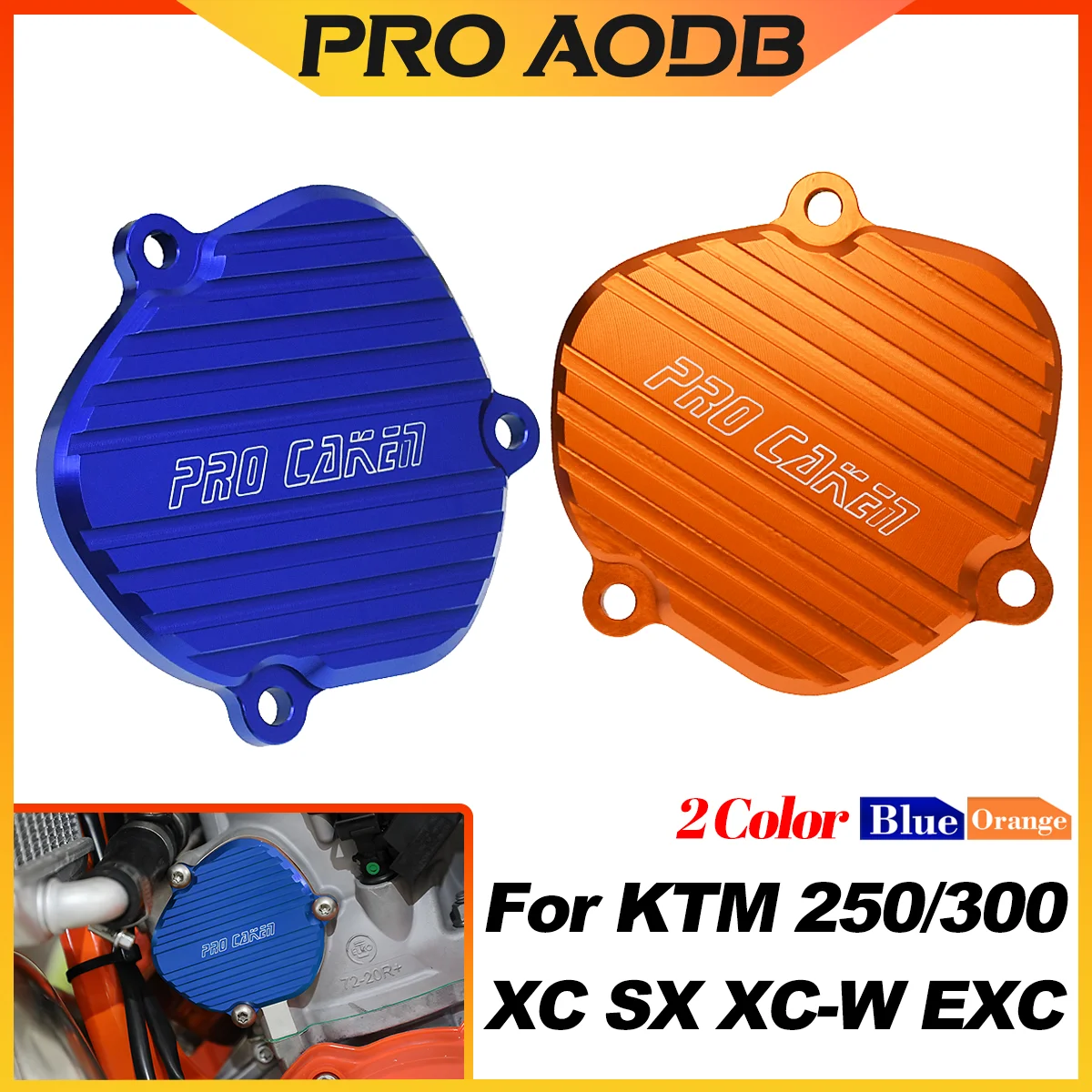 Motocross CNC Links Auslass Power Ventil Control Abdeckung Für KTM 250 300XC SX XCW EXC Sechs Tage TPI Für Husqvarna TE TC TX 2009-2023 Image