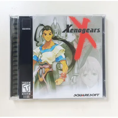 PS1 Xenogears mit manueller Kopier-Disc-Spiel, schwarzer Boden, Entsperrung der Konsolenstation 1, Image