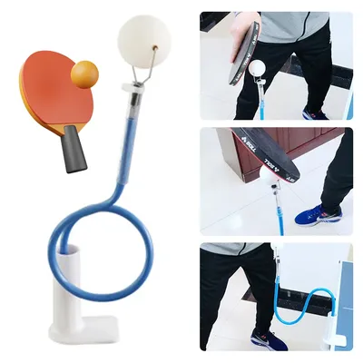 Tischtennisballtrainer Festes Tischtennis-Trainingsgerät mit Tischklemme Ping-Pong-Trainingsroboter für Anfänger Image