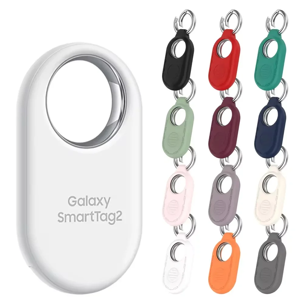 Silikonhülle für Samsung Galaxy SmartTag 2, vollständige Abdeckung, weicher Schutzhülle für Galaxy Smart Tag 2 Cover-Zubehör Image