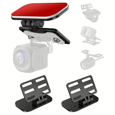 1PC The installation bracket for the car rearview camera is compact and lightweight with a 180 ° adjustable angle (bracket only)