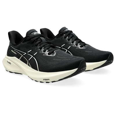 Laufschuh ASICS "GT-2000 13 NAGINO", Gr. 42, schwarz-weiß (schwarz, weiß), Textil, Synthetik, sportlich, Schuhe, für meh