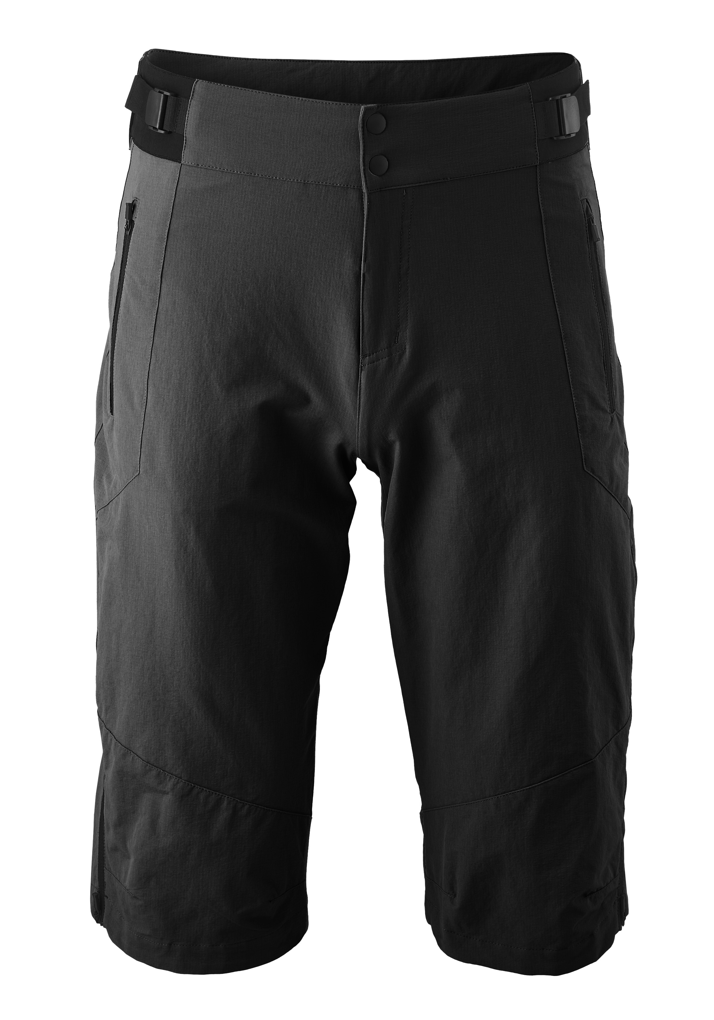 Fahrradhose GONSO "Trail Shorts M", Herren, Gr. M, Normalgrößen, schwarz, 93% Polyamid, 7% Elasthan, Hosen, Strapazierfähig und formstabil Image