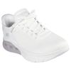 Slip-On Sneaker SKECHERS "BOBS ARC WAVES 2.0", Herren, Gr. 45, weiß, Textil, Lederimitat, sportlich, Schuhe, Sneaker, Slipper, Freizeitschuh in Bequemweite G (= weit), Topseller