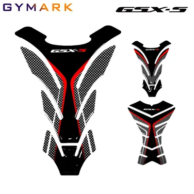 For Suzuki GSX-S750 GSX-S1000 GSX-S1000F Motorcycle Accessories 3D Carbon Fiber Fuel Tank Pad