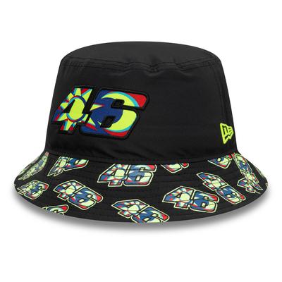 VR46 Racing New Era Valentino Rossi Moon & Sun Print Bucket Hat – Unisex Image