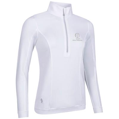The 153rd Open Royal Portrush Glenmuir Carina Panelled Midlayer - Weiß - Damen Image