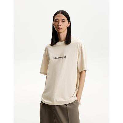 Bershka Volkswagen Print Short Sleeve T-Shirt Men L Camel