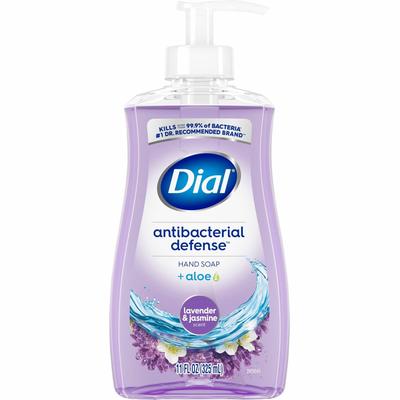 Dial Antibacterial Defense Liquid Hand Soap, Fresh Scent, 11 fl oz, Pump Dispenser (DIA20934)