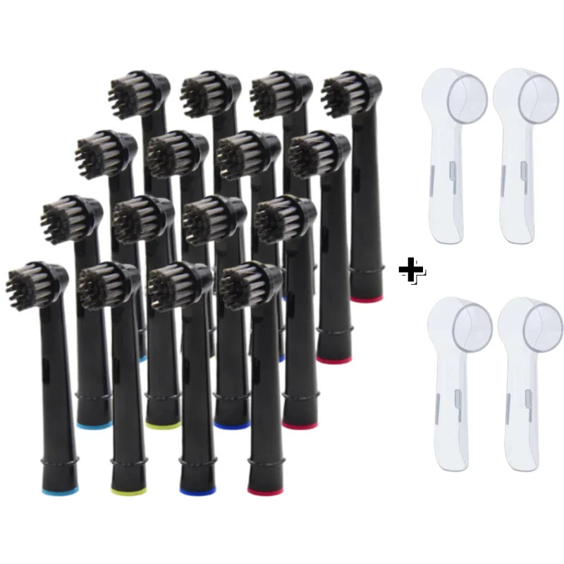 Ersatzbürstenkopf aus Bambuskohle, mit Holzkohle angereicherte Borsten, Nachfüllung für Oral B Vitality Triumph ProfessionalCare Pro Series Image