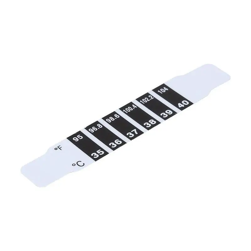 5 oder 10 stücke Baby Kinder Thermometer wieder verwendbare flexible Kleinkind Stirn Pflege Image