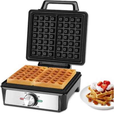 Aigostar - Waffeleisen für 2 belgische Waffeln, 1600W, Antihaftbeschichtung, 20,2x17,2x2 cm, Image