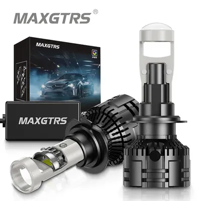 2x H7 H8 H11 LHD/RHD LED Headlight Mini Lens Projector 9005/9006 HB3 HB4 Auto Low Beam Canbus Bulb