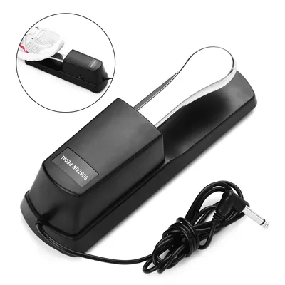2024 Piano Sustain Pedal Keyboard Damper Pedal 6.35mm Plug Compatible with Casio Yamaha Roland