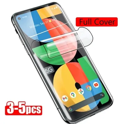 3-5Pcs Hydrogel Film For Google Pixel 7 Pro Screen Protector For Google Pixel 6 Pro 7A 6A 5A 4 3 5