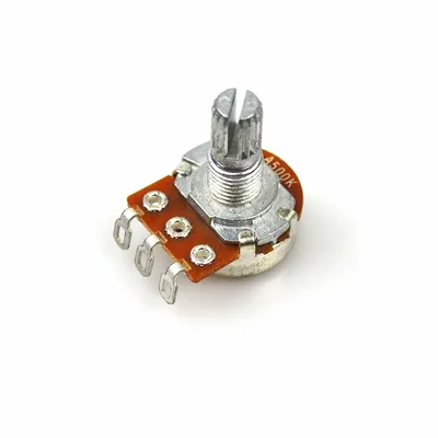 1pcs A500K B500K A250K B250K Potentiometer Splined Small Pot Electric Guitar Bass Effect Amp Tone
