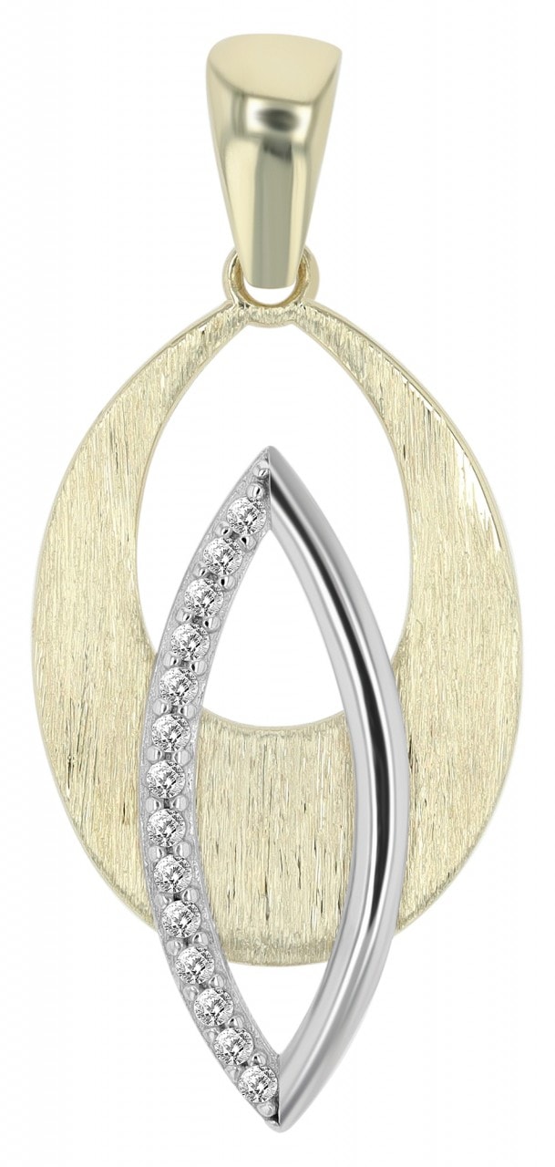 Kettenanhänger ADELIA´S "moderner Schmuck Anhänger aus 333 Gold", gold, Schmuckanhänger, Damen, Gelbgold 333 Gold, Gelbgold 333, Gold, Kettenanhänger