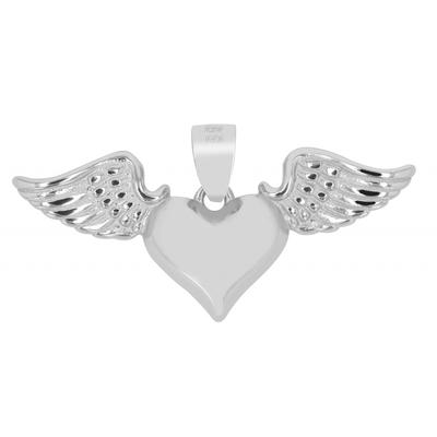 Ketten-Anhänger ADELIA´S "Neuheit 2025 - modischer Herz Anhänger aus 925 Sterling Silber", gold, Schmuckanhänger, Damen, Silber 925 (Sterlingsilber) Image