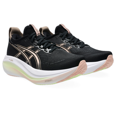 Laufschuh ASICS "GEL-NIMBUS 27", Gr. 40, schwarz, breeze, Textil, sportlich, Schuhe, Topseller