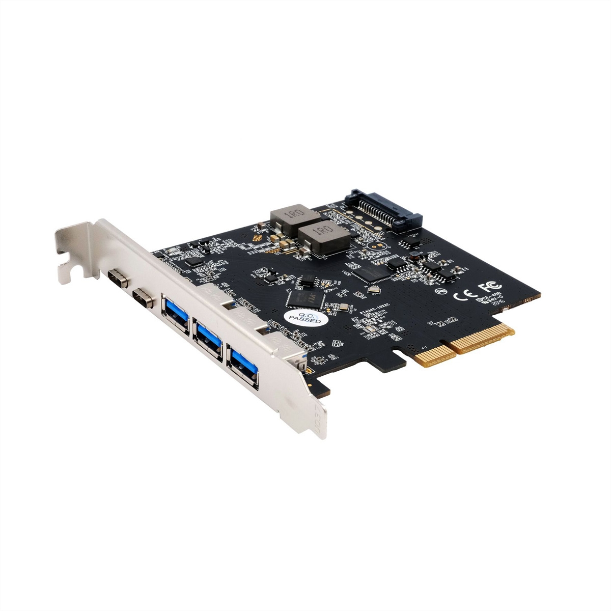 EXSYS EX-12006 5 Port USB 3.2 Gen2 PCIe Karte 3x USB-A und 2x USB-C Image