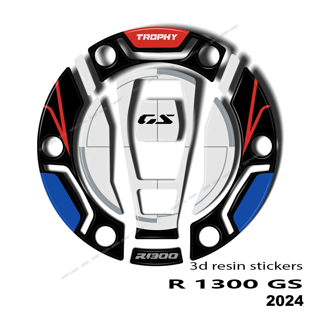 Motorrad zubehör 3d epoxidharz aufkleber schutz kit kratz fester kraftstoff tank aufkleber für bmw r 1300 gs r1300gs 2024 Image