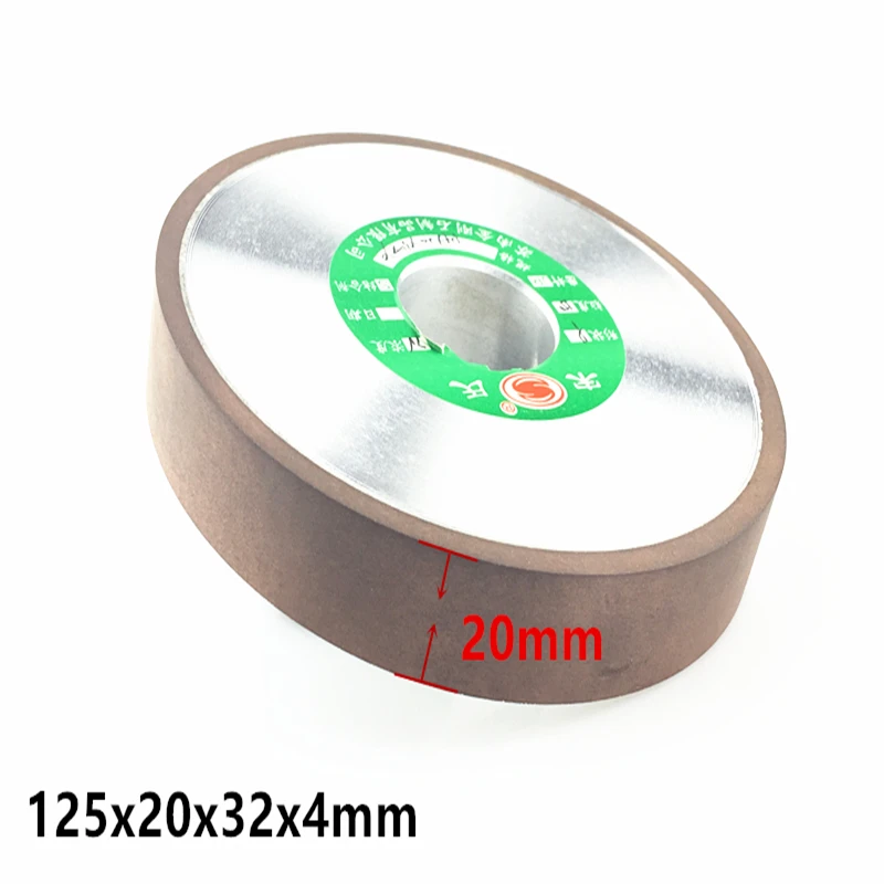 Jrealmer 125x32x20mm Diamant Schleifen verdickung Rad Verarbeitung Sägeblatt Cutter Grinder 32mm loch Image