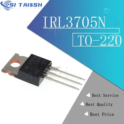10PCS IRL3705N IRLB8721 HFA15TB60 IRF3808 IRF4227 LM317T IRF3205 Transistor TO-220 TO220 IRL3705 Image