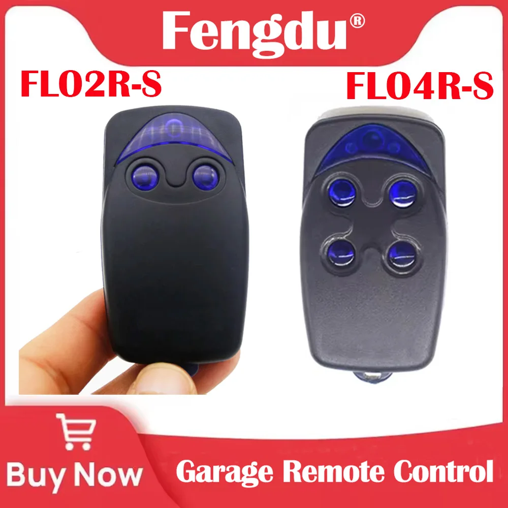 433,92 MHz Rolling Code elektrische Garagen-Fernbedienung FLORS FLO2RS FLO4RS FLO2REFLO4RE Garagentoröffner Image