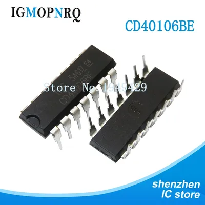 10 Stück cd40106be cd40106 dip-14 cd40109be cd40109 dip14 cd40174be cd40174 dip cd40110be cd40110 Image