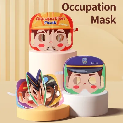 Kinder Tuch Buch Maske Tuch Buch Karriere Thema Baby Spielzeug Charakter Spaß Erfahrung Interaktive Spiele Junge Mädchen Geschenk Image