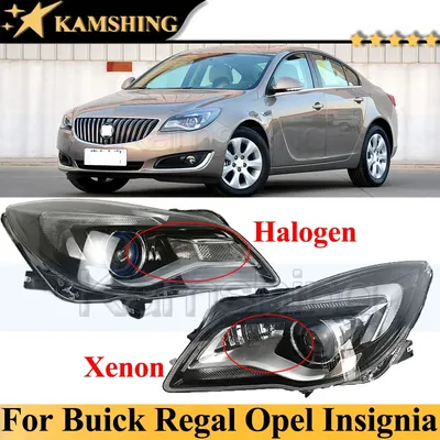 Kamshing Halogen or Xenon Front Head Light Head Lamp For Buick Regal Opel Insignia 2014-2016 Headlight Headlamp Front Turn Light