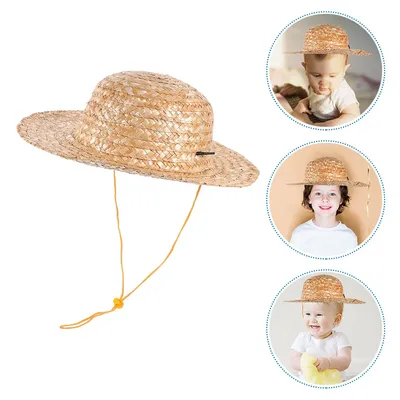 Kids Straw Hat Children Straw Hat Sun Straw Hat Beach Straw Hat Outdoor Straw Hat girls beach hat