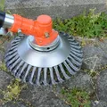 Lame per tagliaerba in filo d'acciaio con nodo rotante da 6/8 pollici, spazzola per diserbo da giardinaggio, lama per tagliaerba per tosaerba da giardino