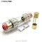 1 set 30A 40A 50A 60A 70A 80A 100A AGU 10*38MM Fusibile e supporto Car Audio Refit Portafusibile Car Stereo Audio Interruttore automatico in linea