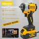 Mamidw Brushless 610N.m Avvitatore a percussione Avvitatore a batteria Coppia elevata Chiave elettrica a velocità variabile 20V Strumenti per batteria DEWALT