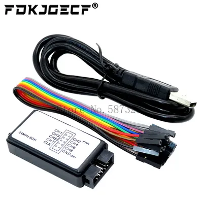 USB Logic Analyzer 24MHz 8 Channel 24M/seconds Logic Analyzer Debugger For ARM FPGA Logic Analyzer