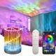 lampada da notte a led vaso rgb moderna arte decorazione stile luce notturna intelligente app controller con telecomando perfetto per camera da letto soggiorno ufficio composizione floreale 1x