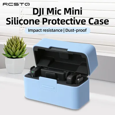 RCSTQ For DJI MIC MINI Silicone Case Protect the Mic mini from scratches Fully enclosed design for