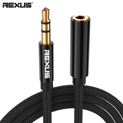 Gold Plated Plug 3.5mm Jack Earphone Aux Cord Audio Extension Cable Extender Male to Female For PC Laptop Phone Car Speaker